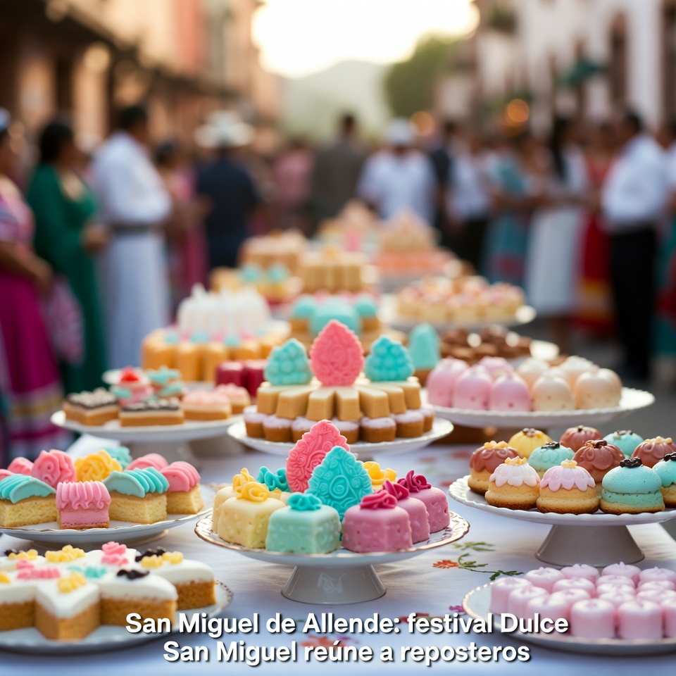 San Miguel de Allende: festival Dulce San Miguel reúne a reposteros