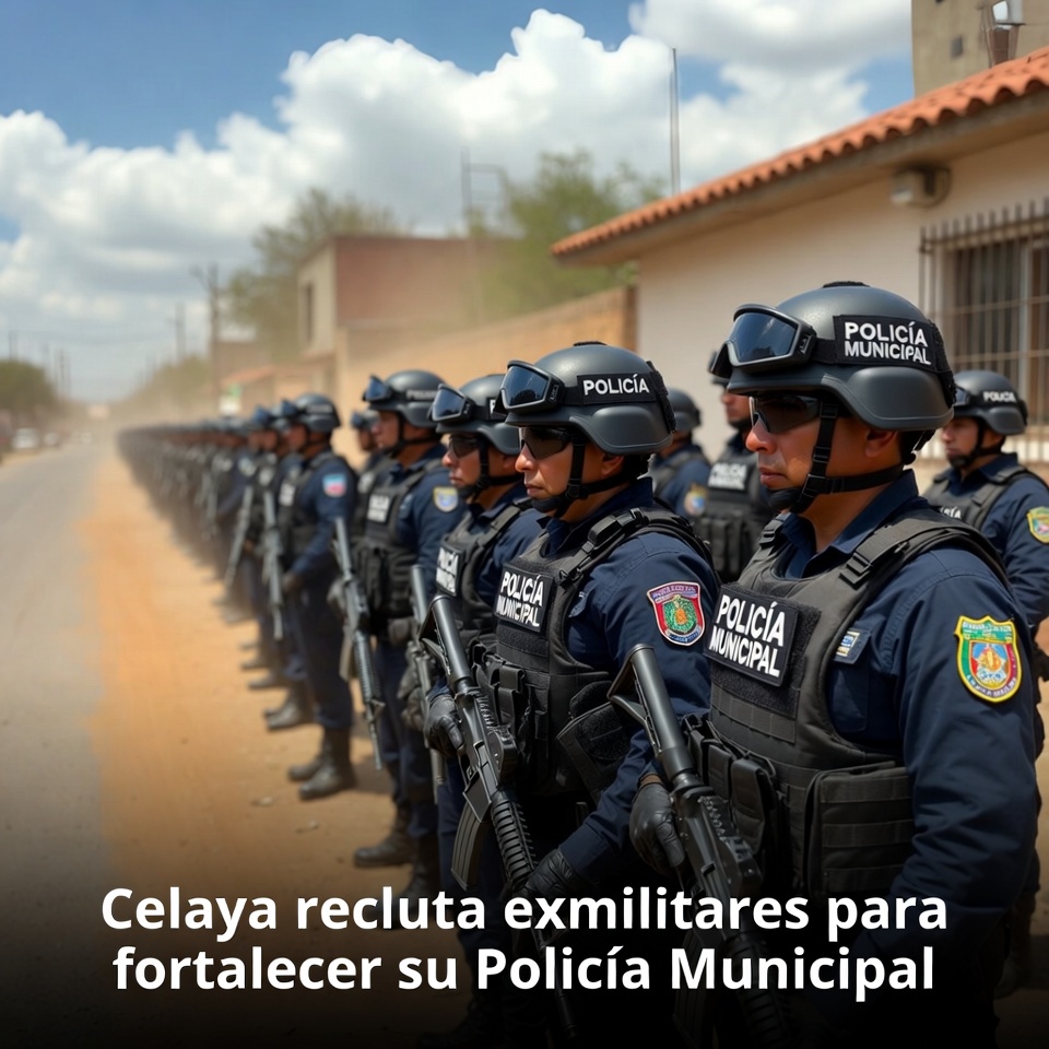 Celaya recluta exmilitares para fortalecer su Policía Municipal