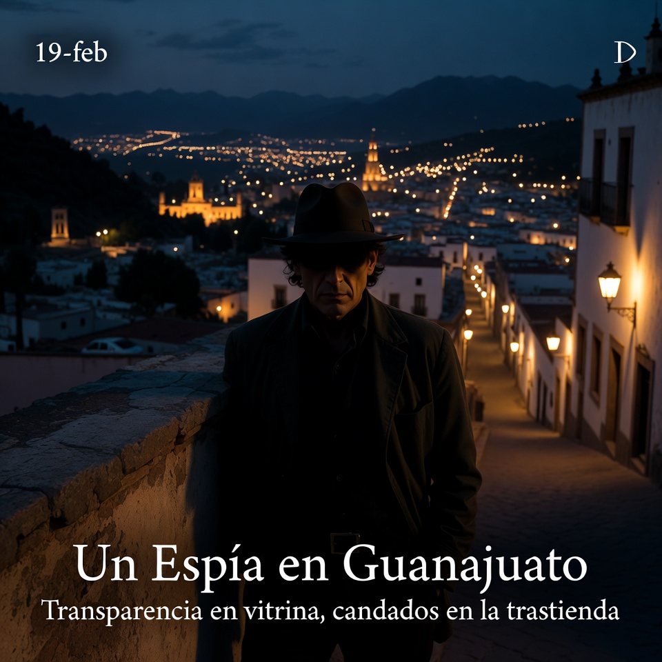 Transparencia en vitrina, candados en la trastienda