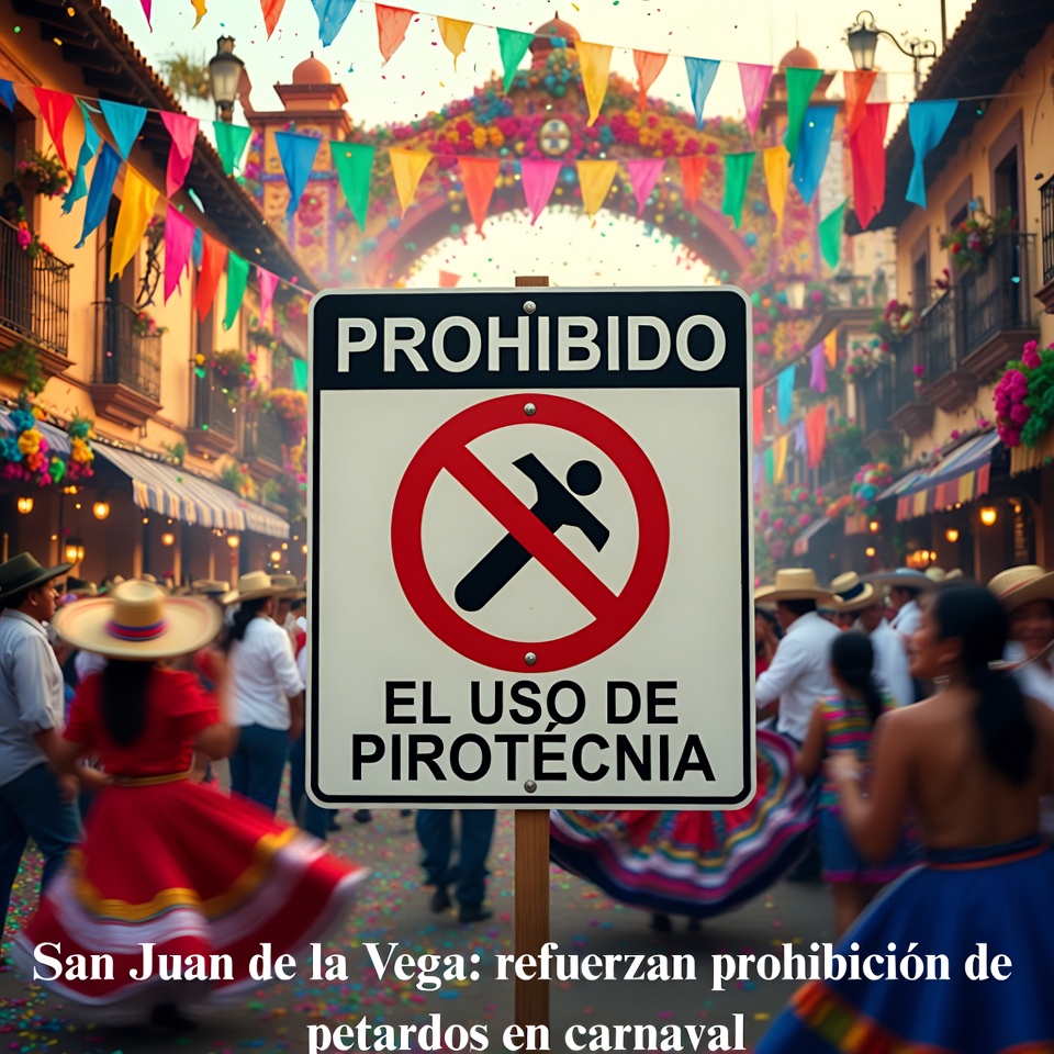 San Juan de la Vega: refuerzan prohibición de petardos en carnaval
