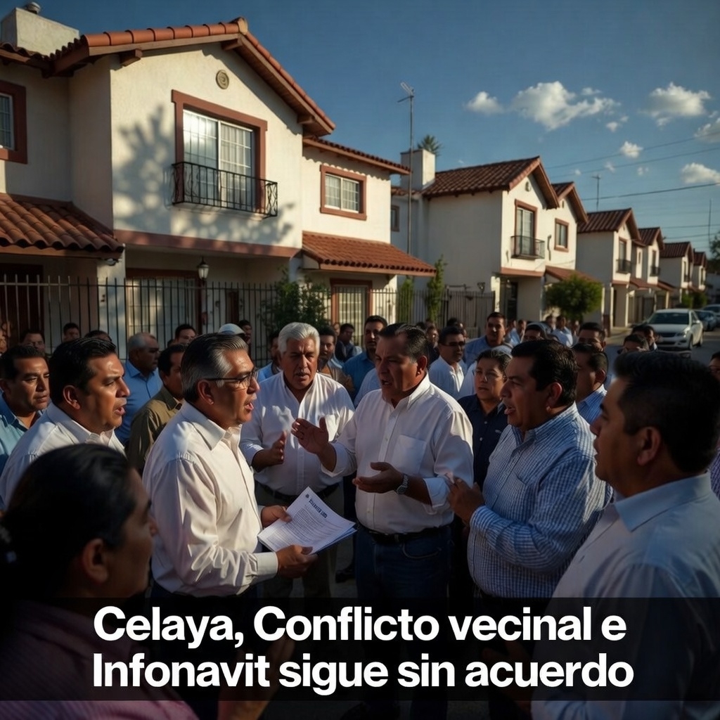 Celaya: Conflicto vecinal con Infonavit sigue sin acuerdo