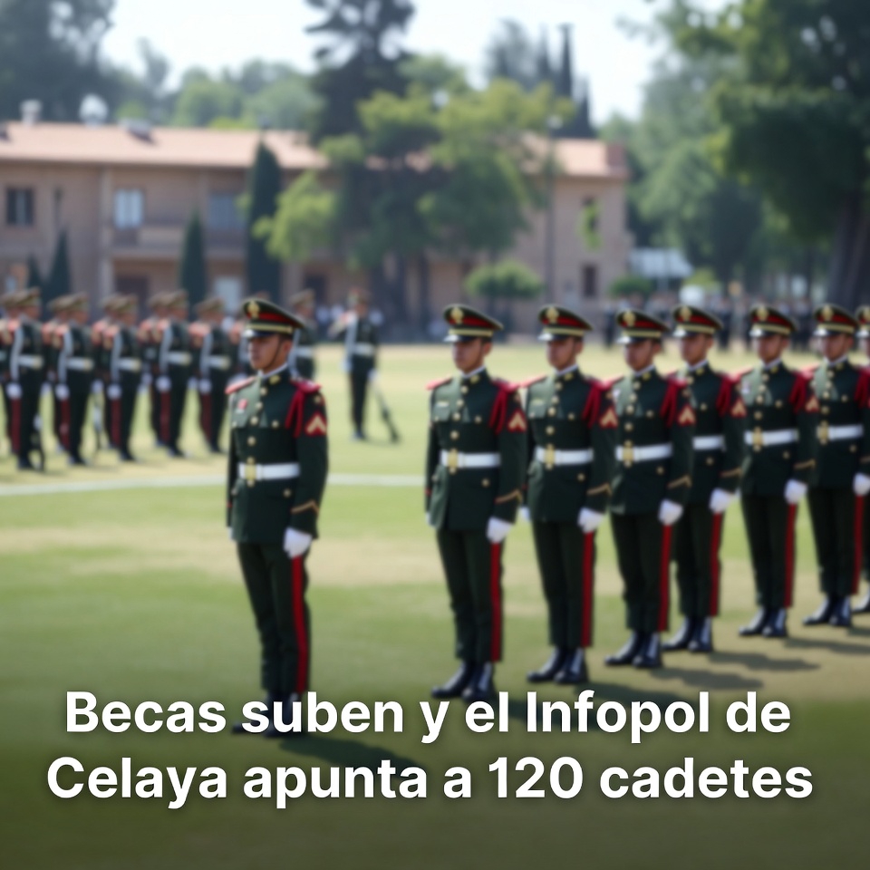 Becas suben y el Infopol de Celaya apunta a 120 cadetes