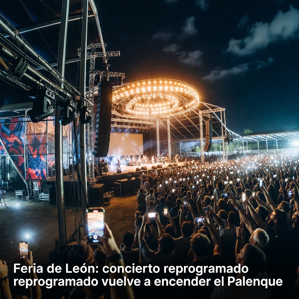 Feria de León: concierto reprogramado vuelve a encender el Palenque