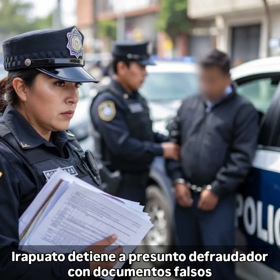 Irapuato detiene a presunto defraudador con documentos falsos