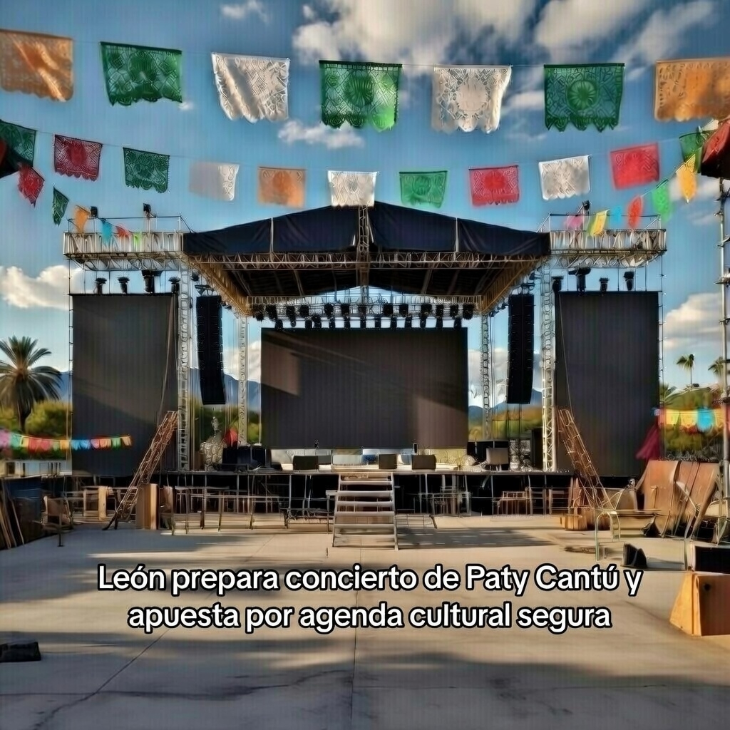 León prepara concierto de Paty Cantú y apuesta por agenda cultural segura