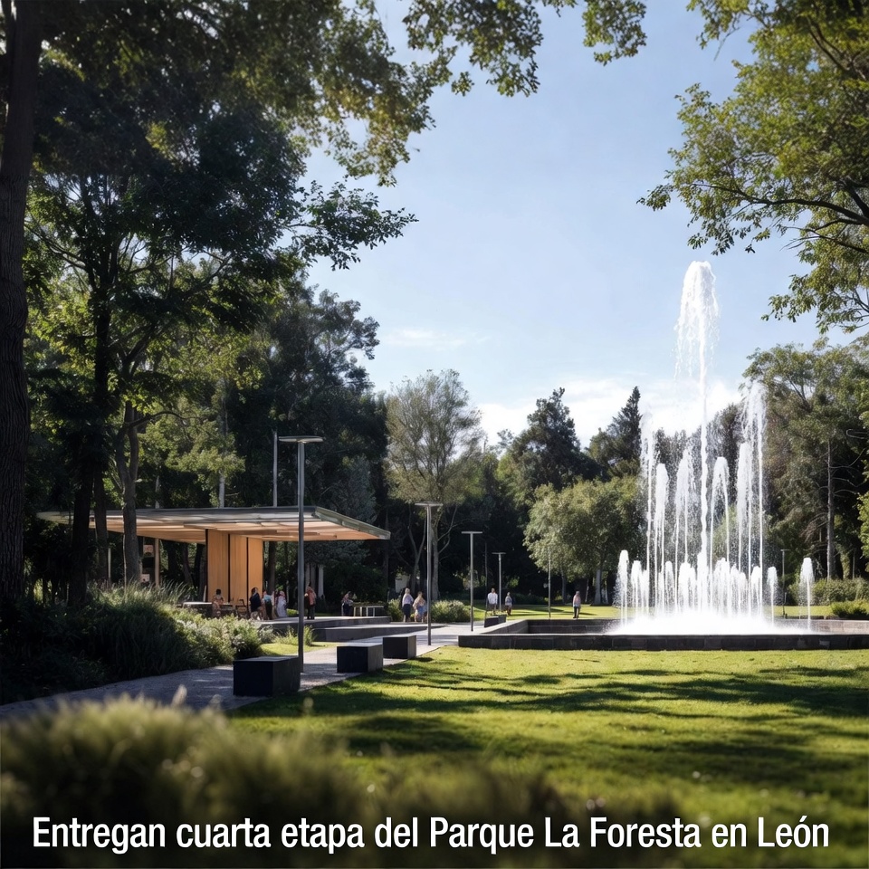 Entregan cuarta etapa del Parque La Foresta en León