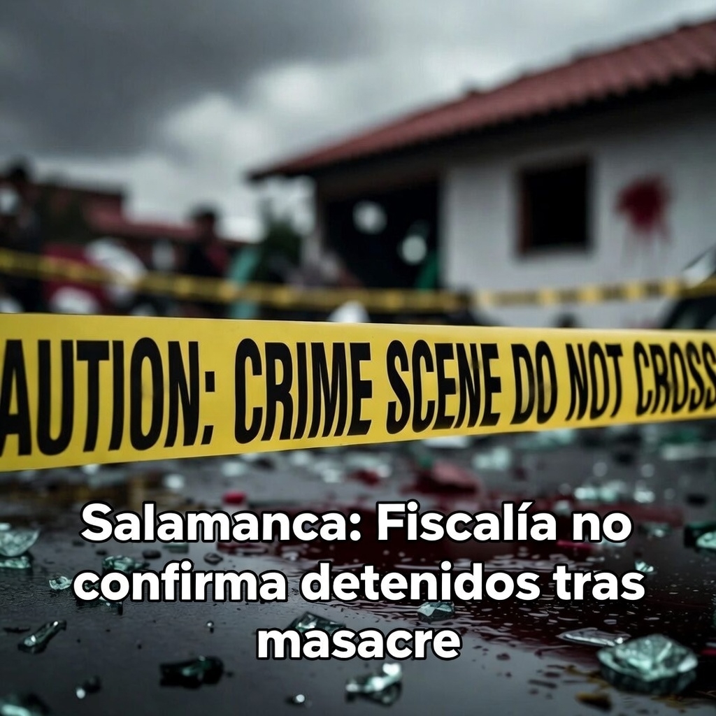 Salamanca: Fiscalía no confirma detenidos tras masacre