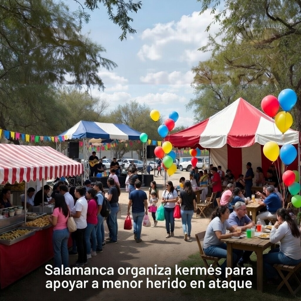 Salamanca organiza kermés para apoyar a menor herido en ataque