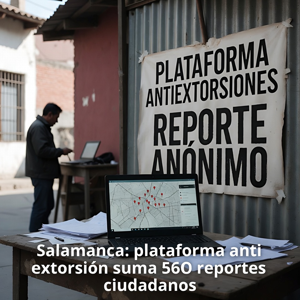 Salamanca: plataforma anti extorsión suma 560 reportes ciudadanos