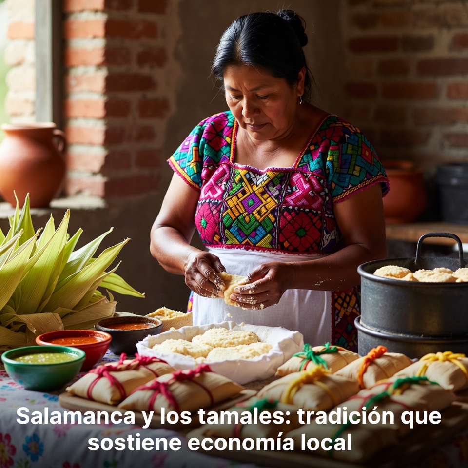 Salamanca y los tamales: tradición que sostiene economía local