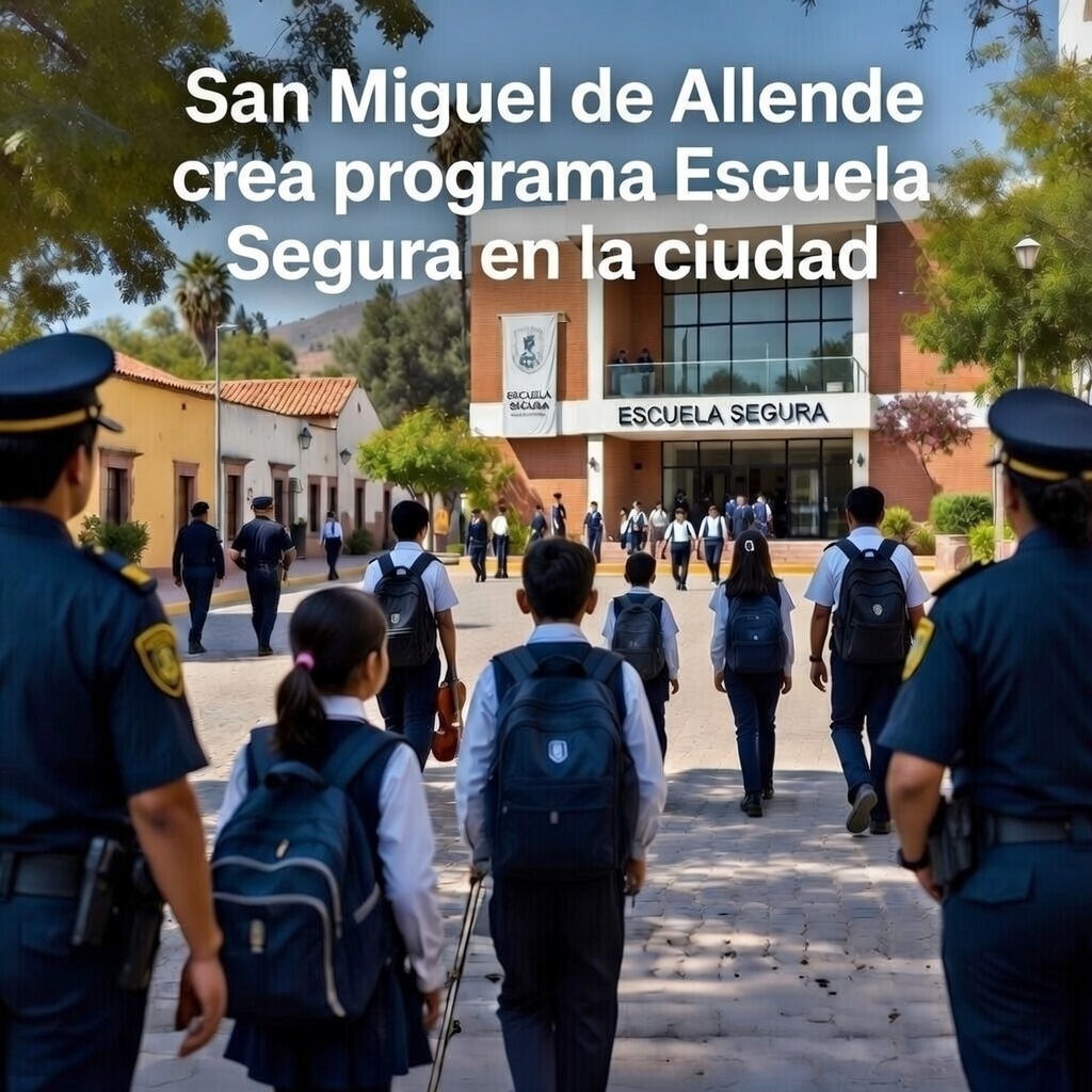 San Miguel de Allende crea programa Escuela Segura en la ciudad