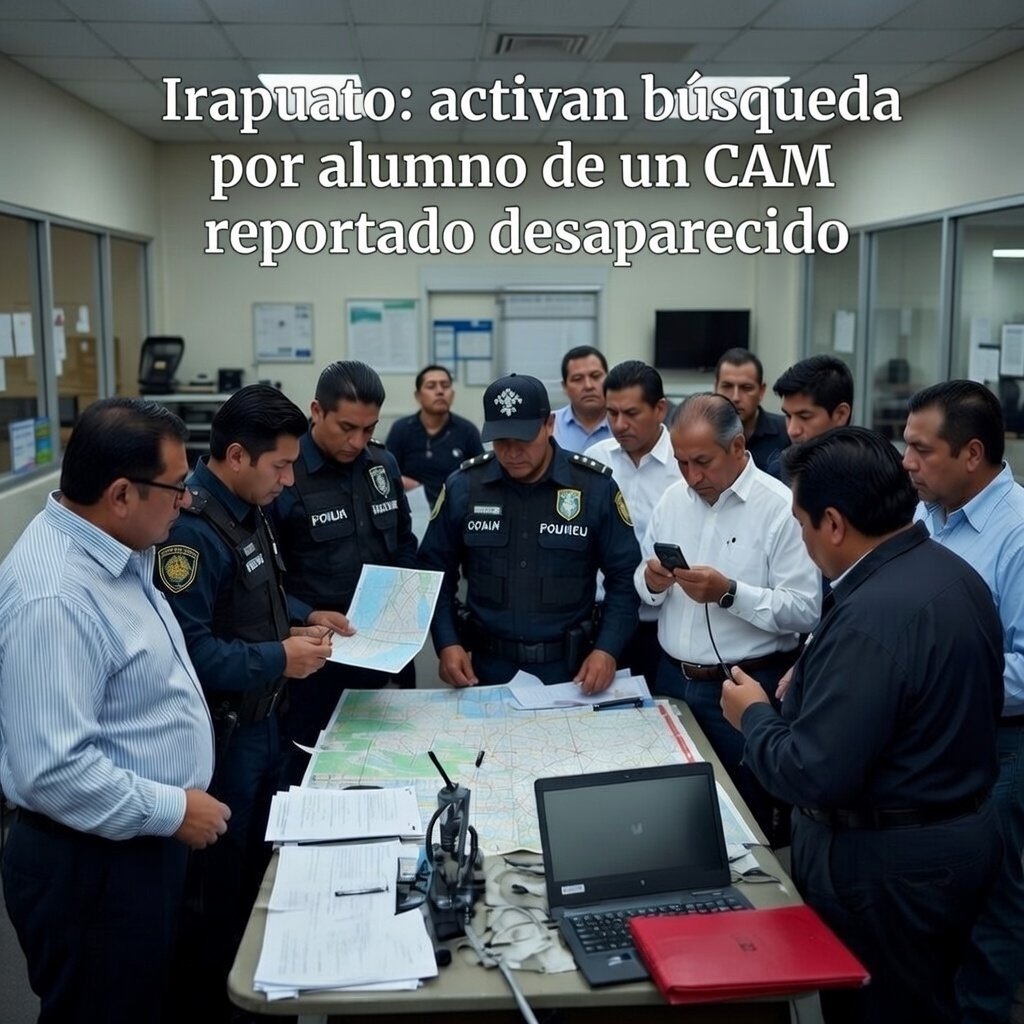Irapuato: activan búsqueda por alumno de un CAM reportado desaparecido
