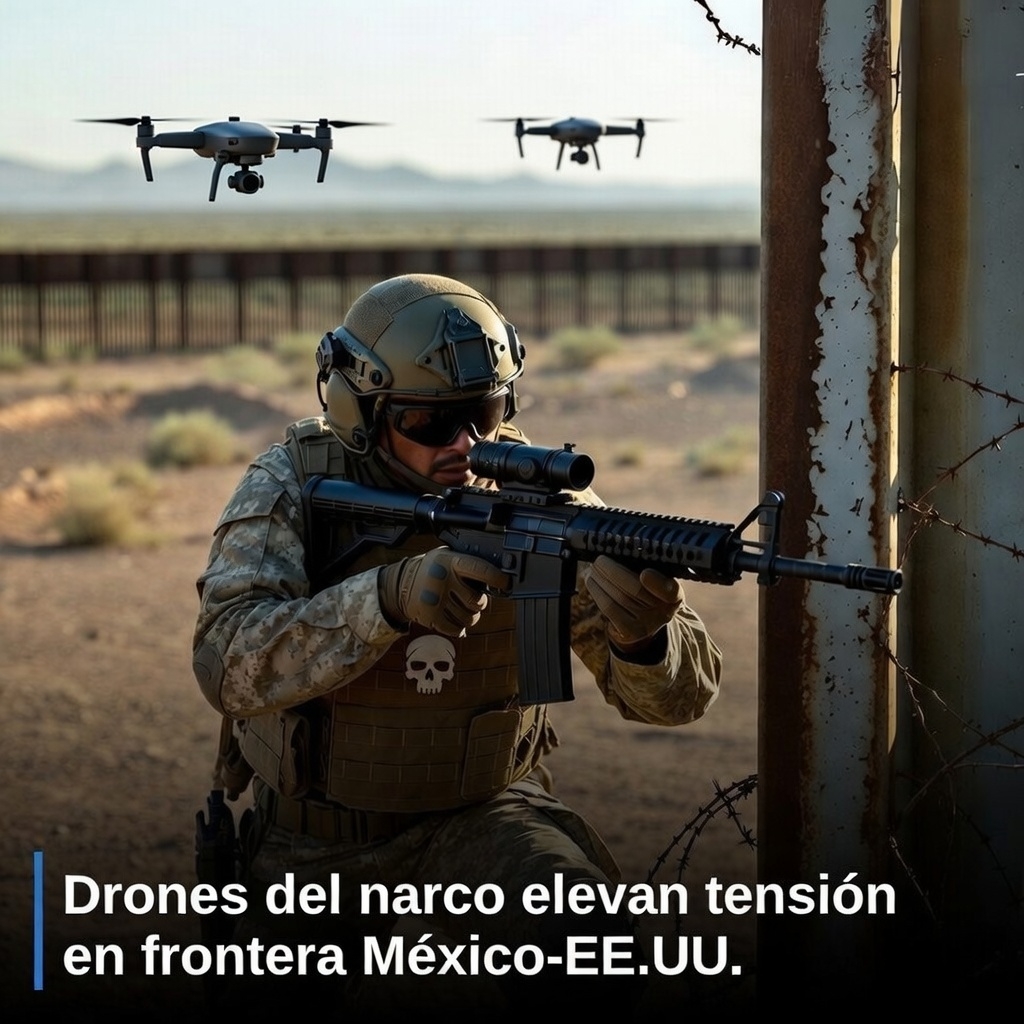 Drones del narco elevan tensión en frontera México-EE.UU