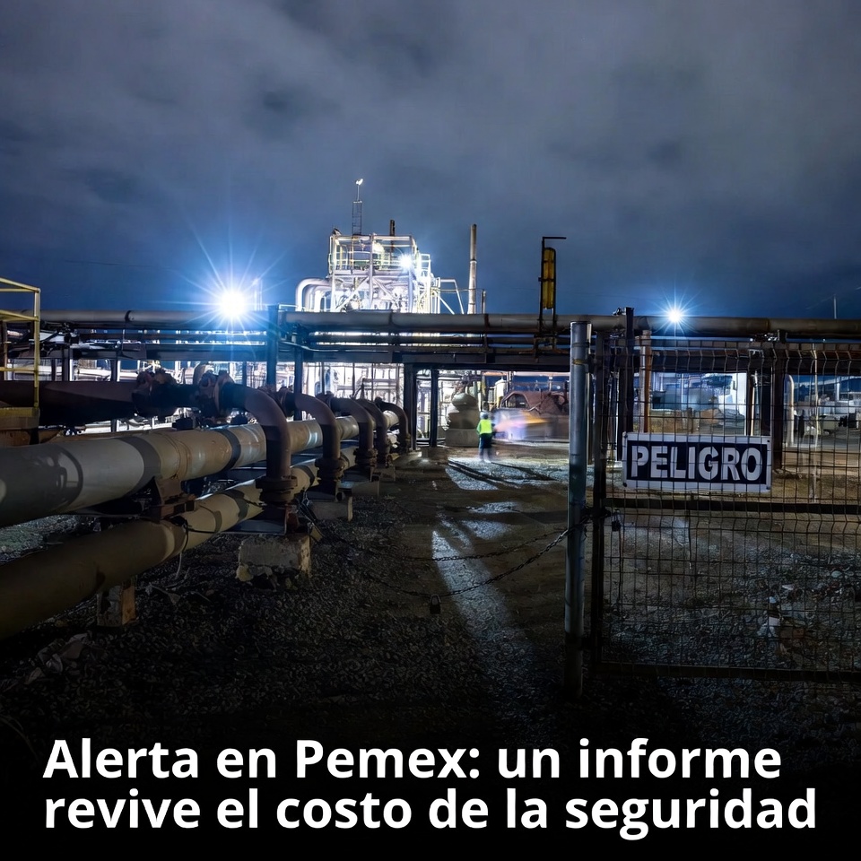 Alerta en Pemex: un informe revive el costo de la seguridad