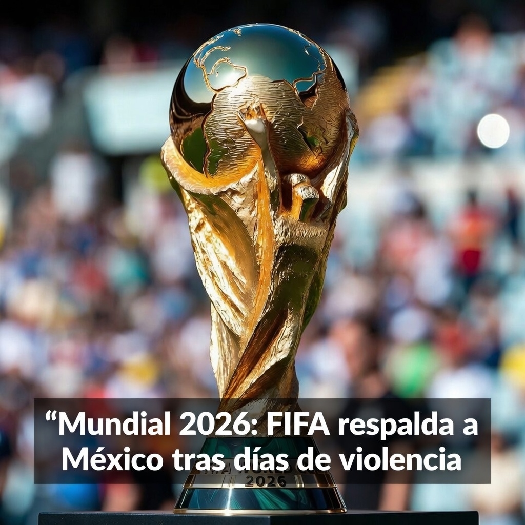 Mundial 2026: FIFA respalda a México tras días de violencia