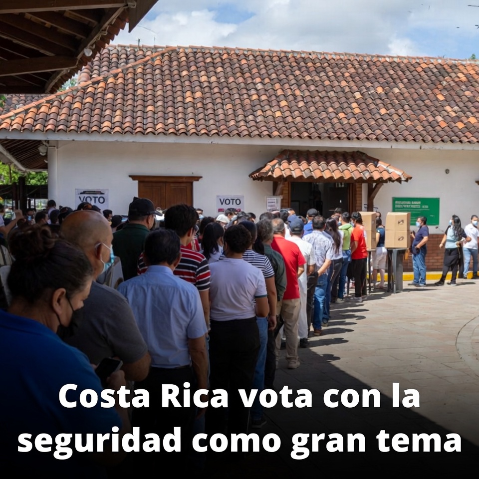 Costa Rica vota con la seguridad como gran tema