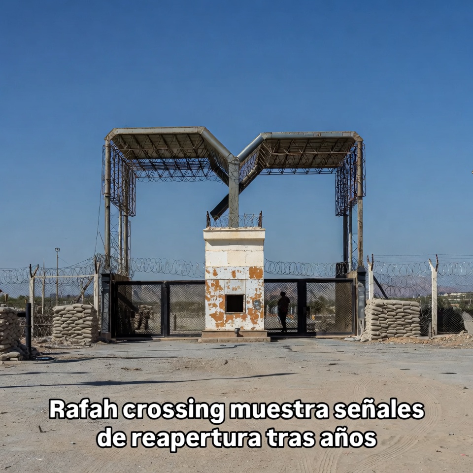 Rafah crossing muestra señales de reapertura tras años