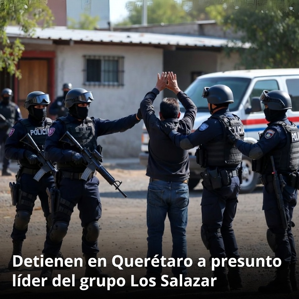 Detienen en Querétaro a presunto líder del grupo Los Salazar