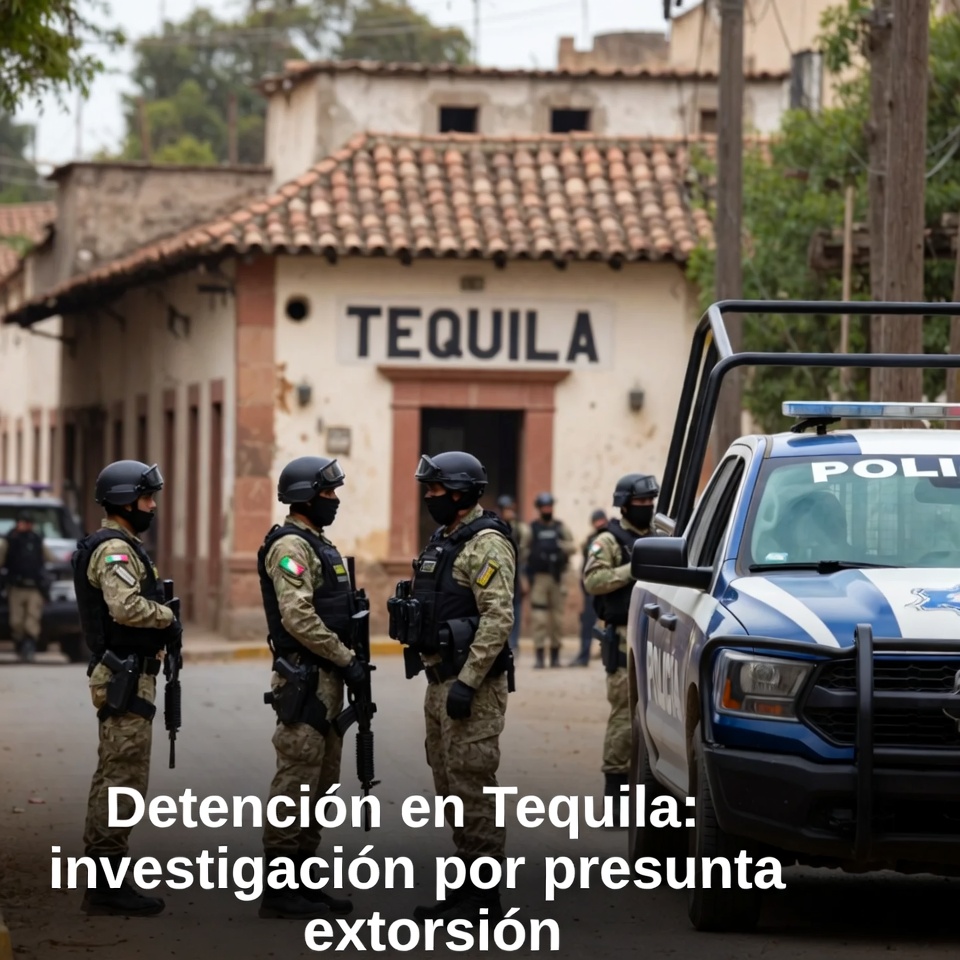 Detención en Tequila: investigación por presunta extorsión