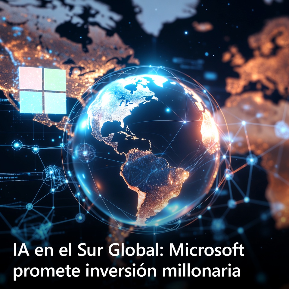 IA en el Sur Global: Microsoft promete inversión millonaria
