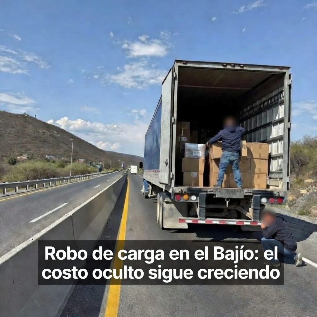 Robo de carga en el Bajío: el costo oculto sigue creciendo