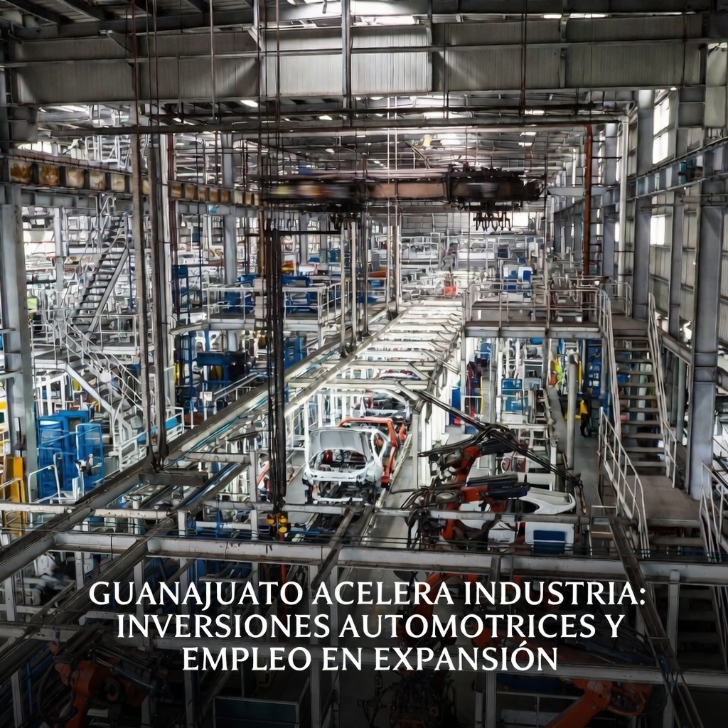 Guanajuato acelera industria: inversiones automotrices y empleo en expansión