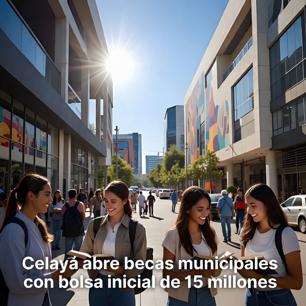 Celaya abre becas municipales con bolsa inicial de 15 millones