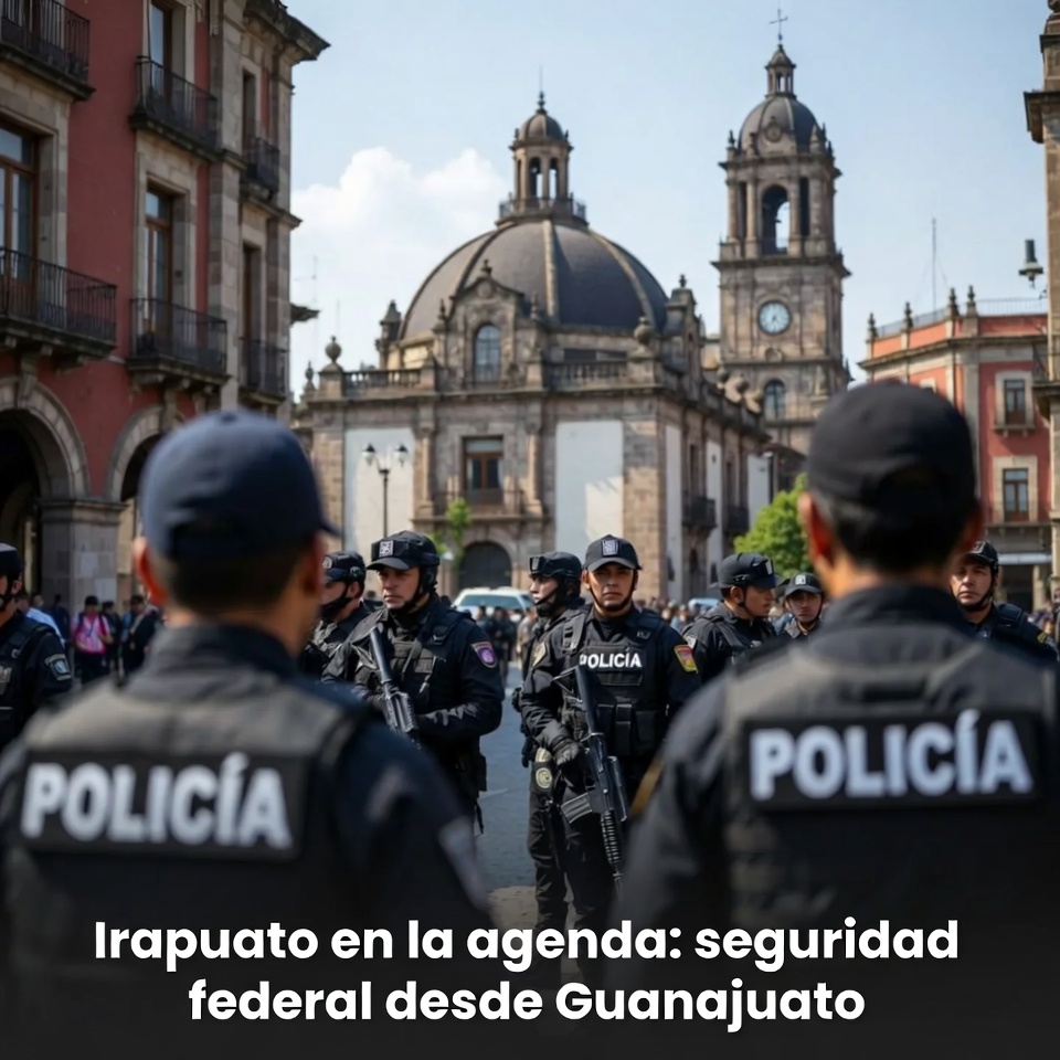 Irapuato en la agenda: seguridad federal desde Guanajuato