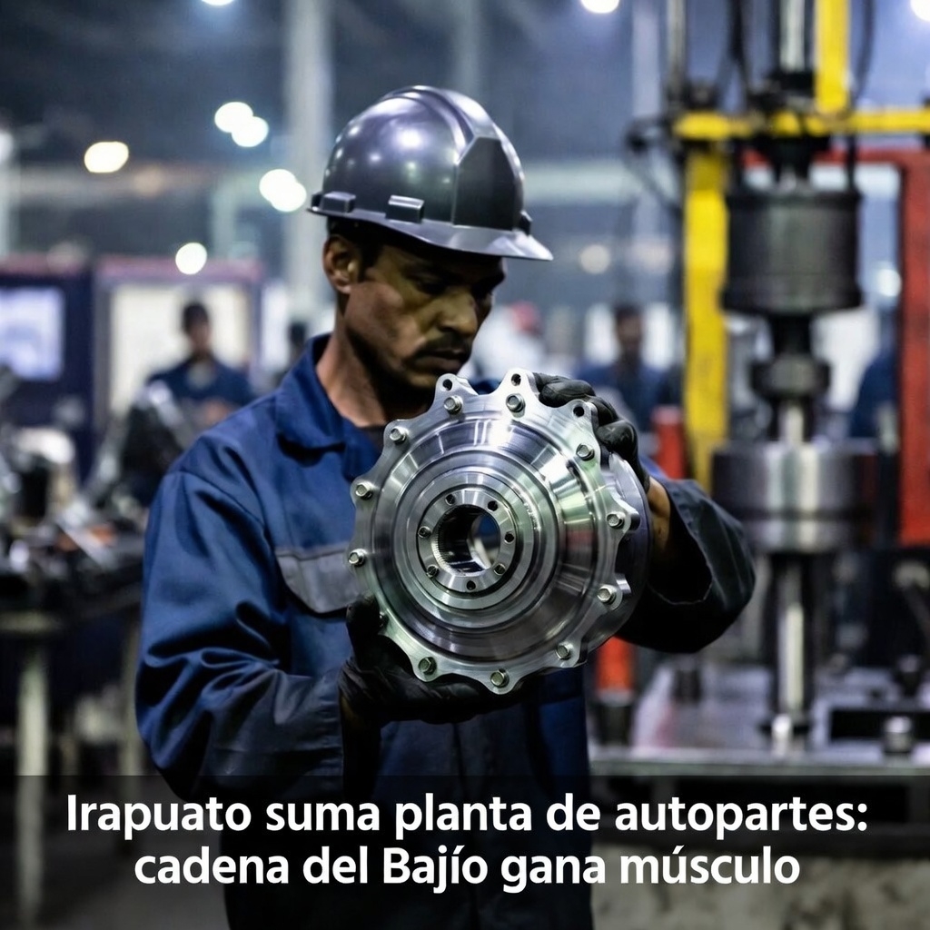 Irapuato suma planta de autopartes: cadena del Bajío gana músculo