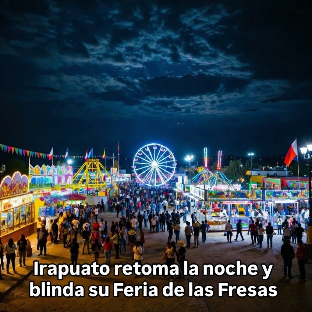 Irapuato retoma la noche y blinda su Feria de las Fresas