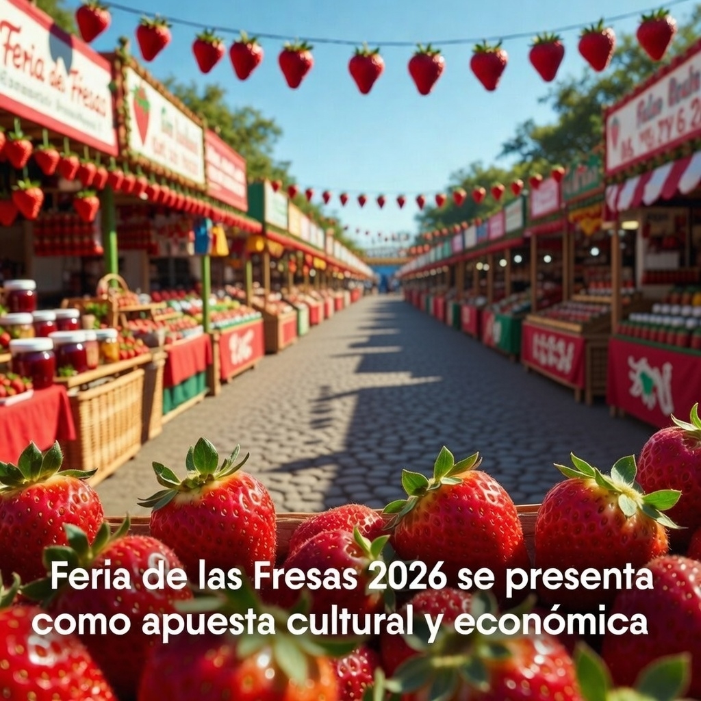 Feria de las Fresas 2026 se presenta como apuesta cultural y económica