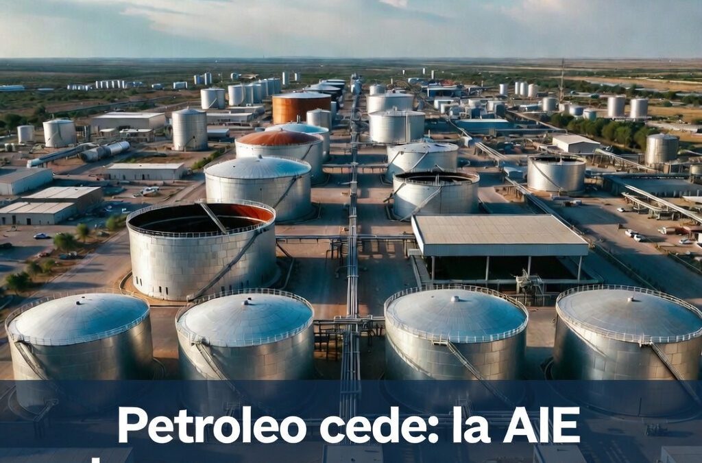 Petroleo cede: la AIE lanza su mayor reserva