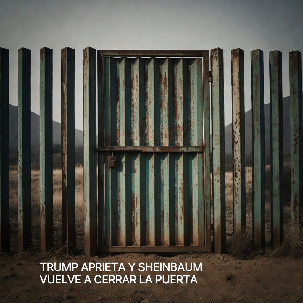 Trump aprieta y Sheinbaum vuelve a cerrar la puerta