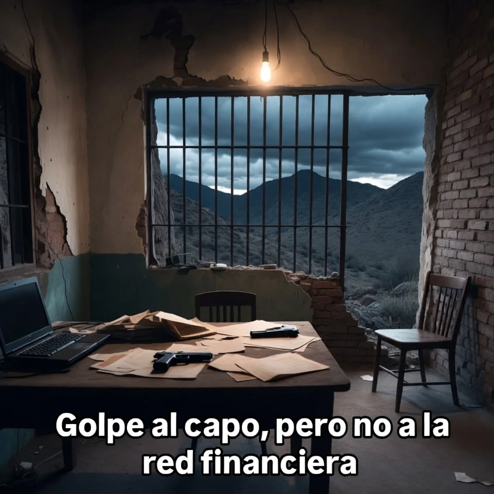 Golpe al capo, pero no a la red financiera