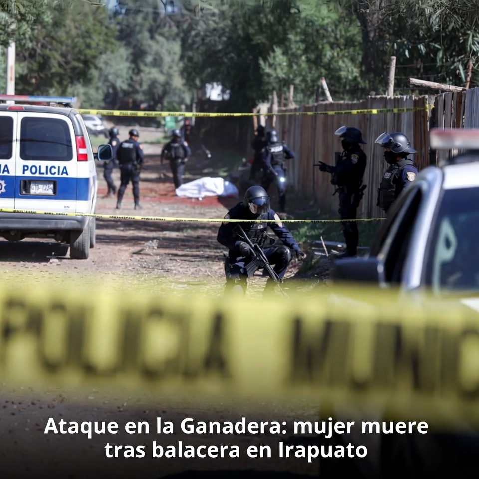 «Ataque en la Ganadera: mujer muere tras balacera en Irapuato»