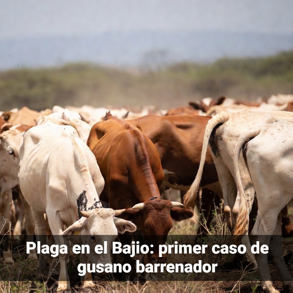 Plaga en el Bajio: primer caso de gusano barrenador