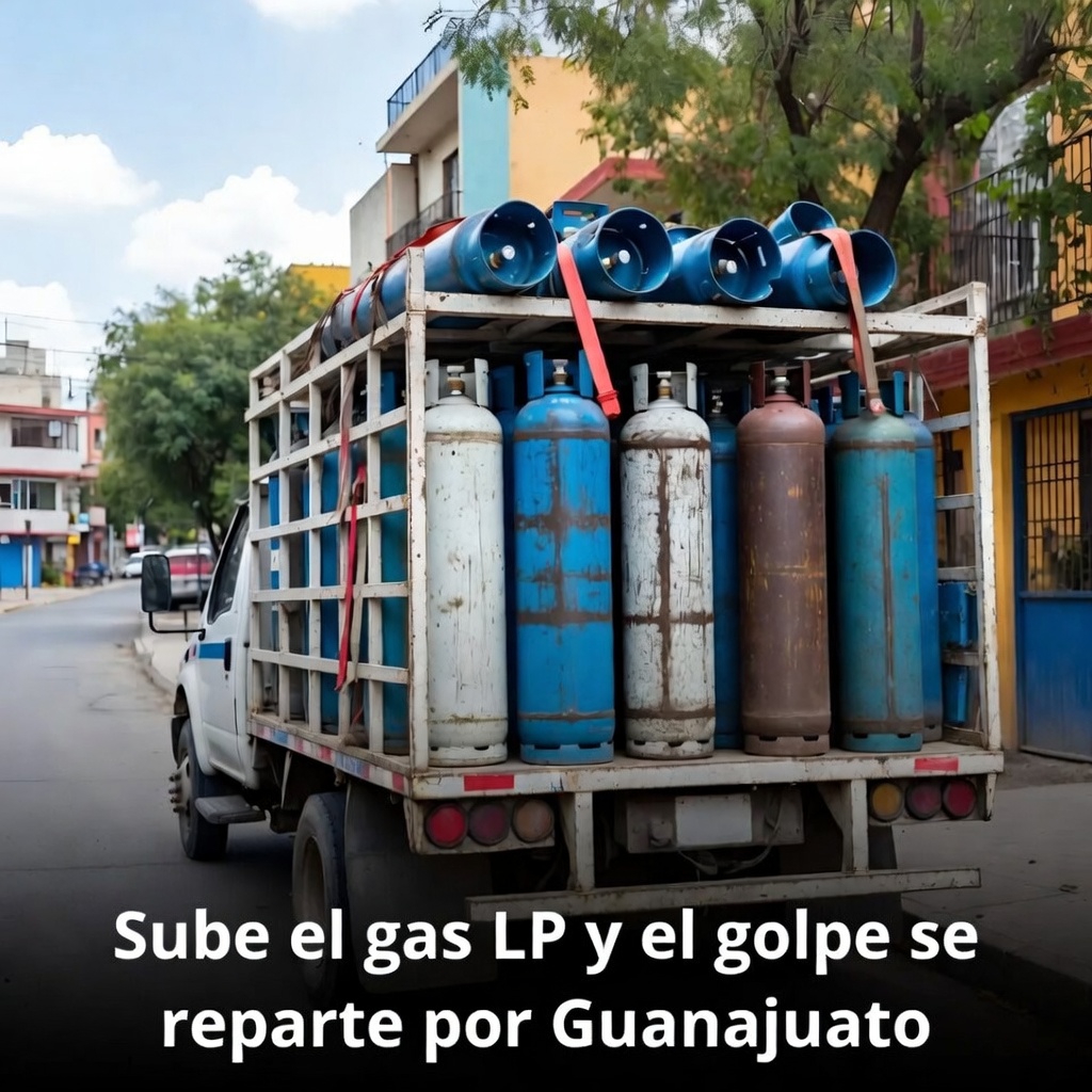 Sube el gas LP y el golpe se reparte por Guanajuato