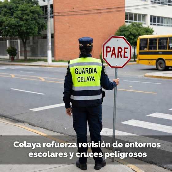Celaya refuerza revisión de entornos escolares y cruces peligrosos