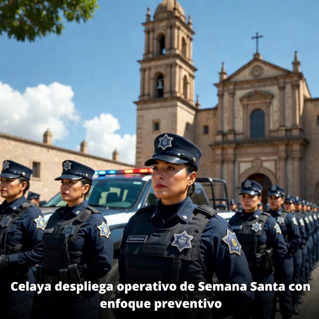 Celaya activa operativo preventivo de Semana Santa