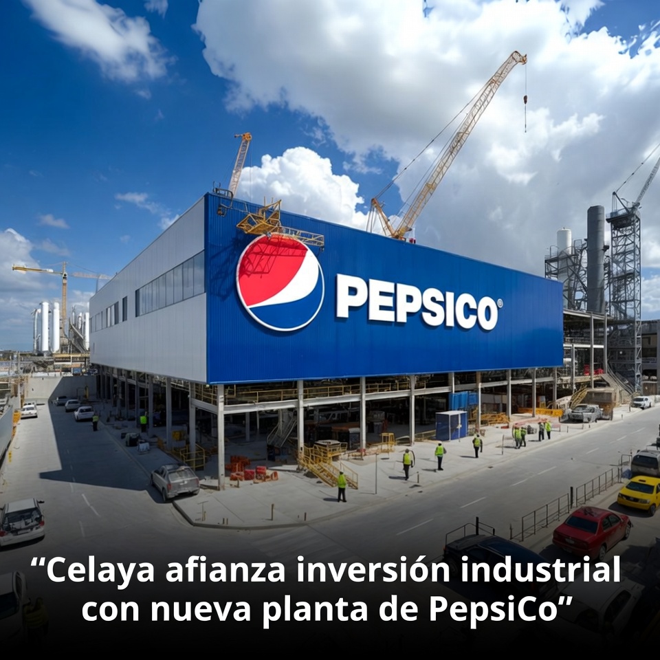 Celaya afianza inversión industrial con planta de PepsiCo