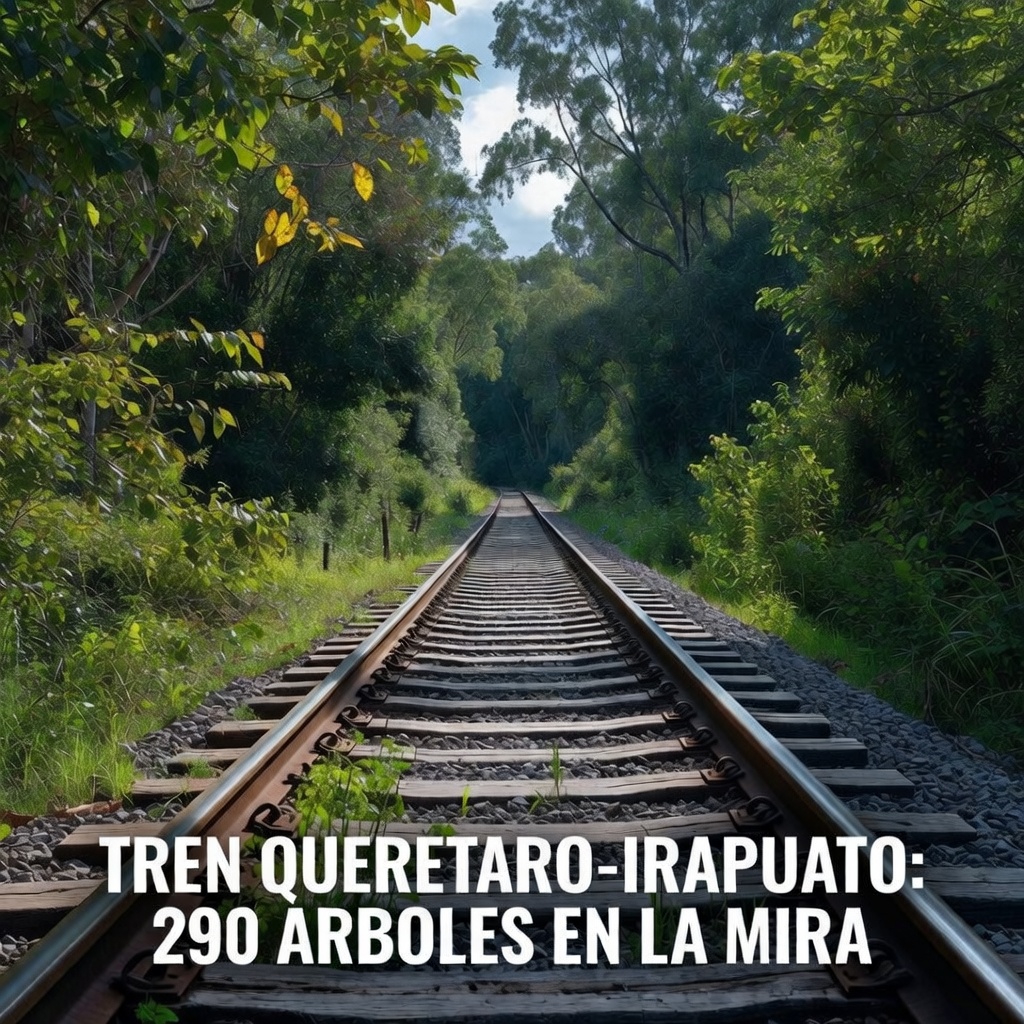 TREN QUERETARO-IRAPUATO: 290 ARBOLES EN LA MIRA