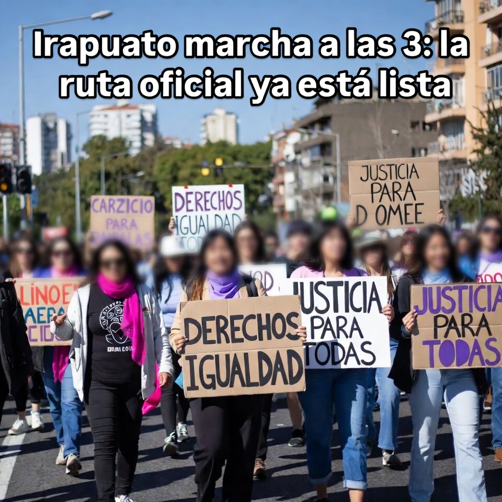 Irapuato marcha a las 3: la ruta oficial ya está lista