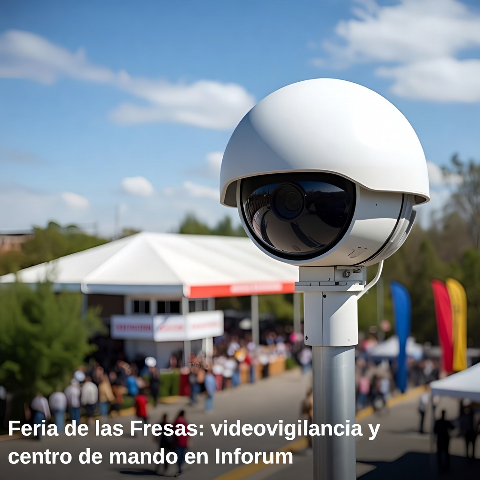 «Feria de las Fresas: videovigilancia y centro de mando en Inforum»