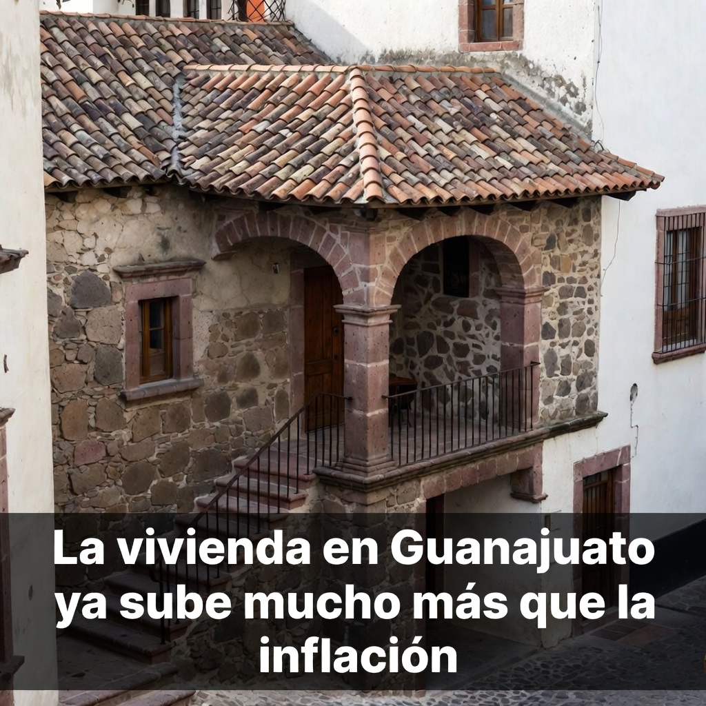 La vivienda en Guanajuato ya sube mucho más que la inflación