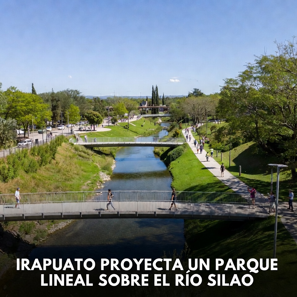 IRAPUATO PROYECTA UN PARQUE LINEAL SOBRE EL RIO SILAO
