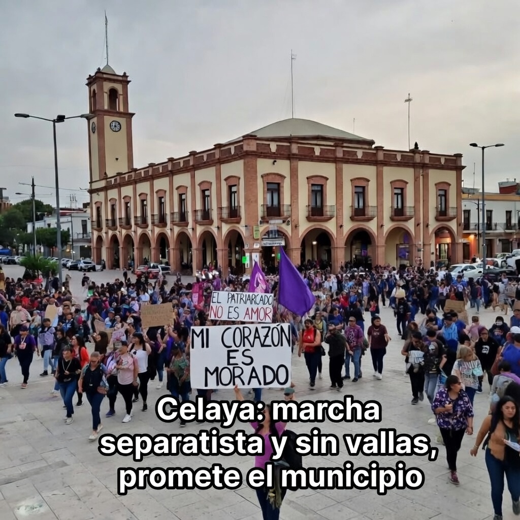 Celaya: marcha separatista y sin vallas, promete el municipio