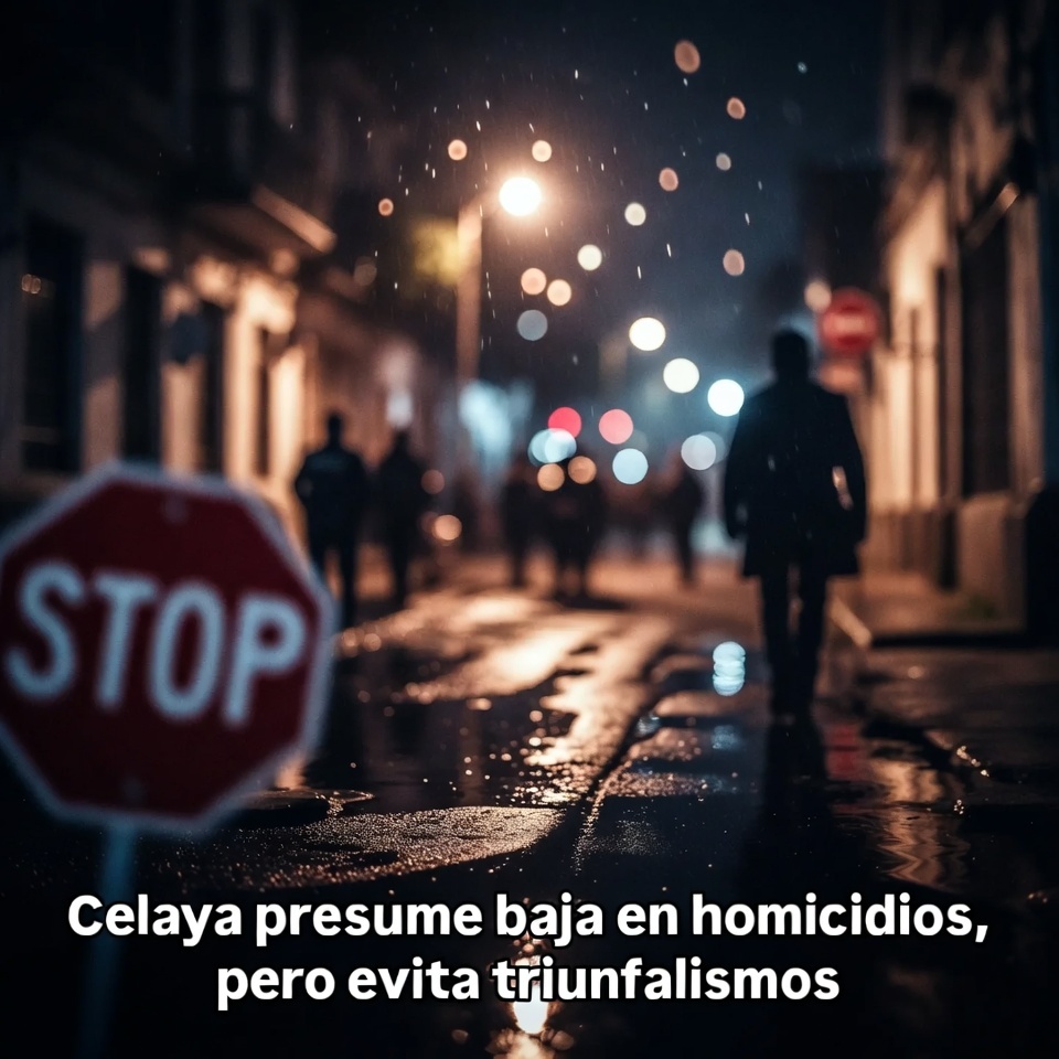 Celaya presume baja en homicidios, pero evita triunfalismos