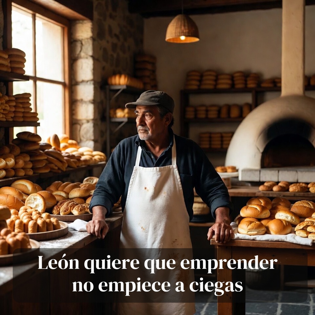 León quiere que emprender no empiece a ciegas