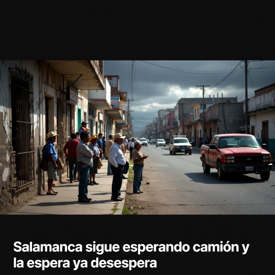 Salamanca sigue esperando camión y la espera ya desespera