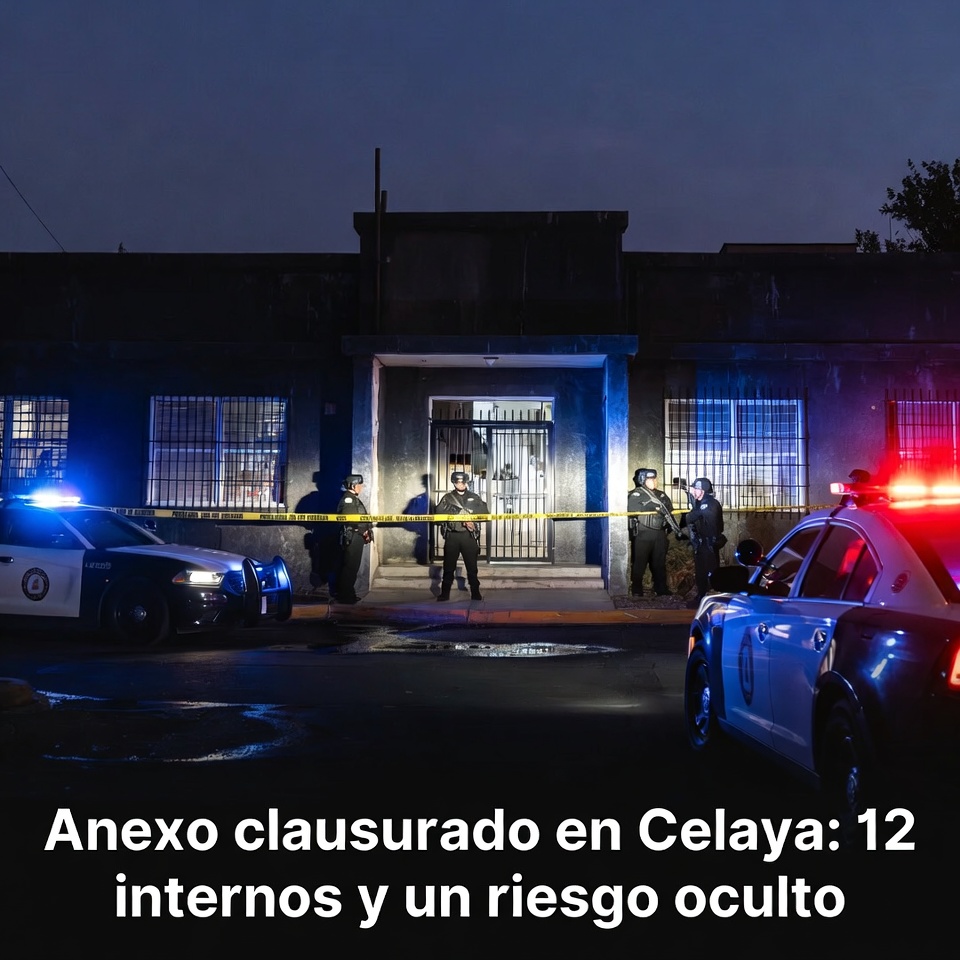 Anexo clausurado en Celaya: 12 internos y un riesgo oculto